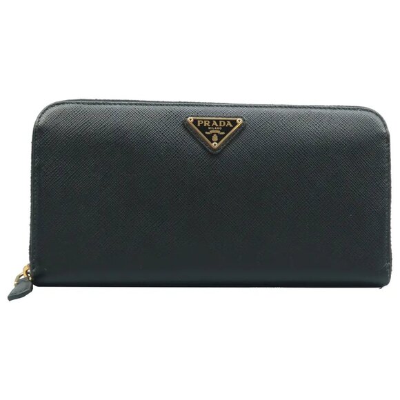 Prada Handbags - 100% Authentic Prada Black Leather Wallet